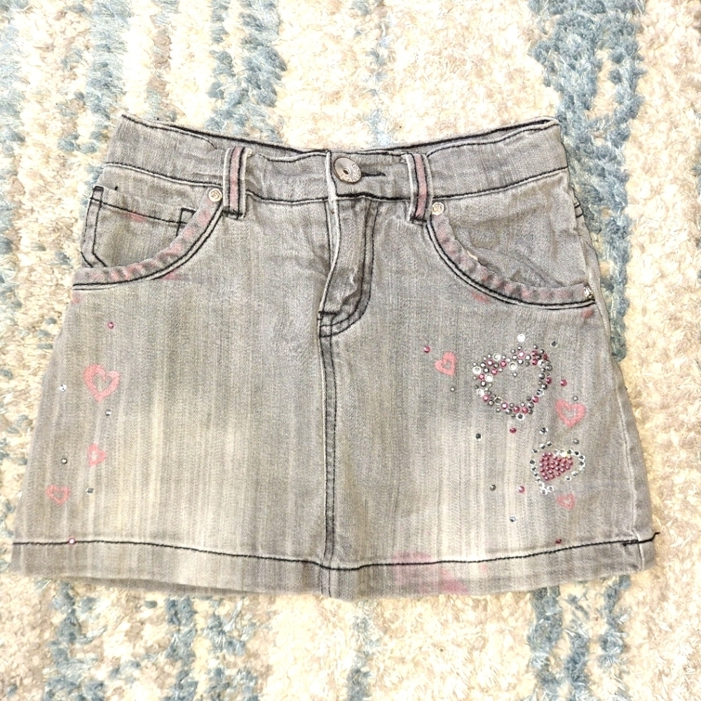 1989 Place Denim Skirt Sz 6x 7 GUC